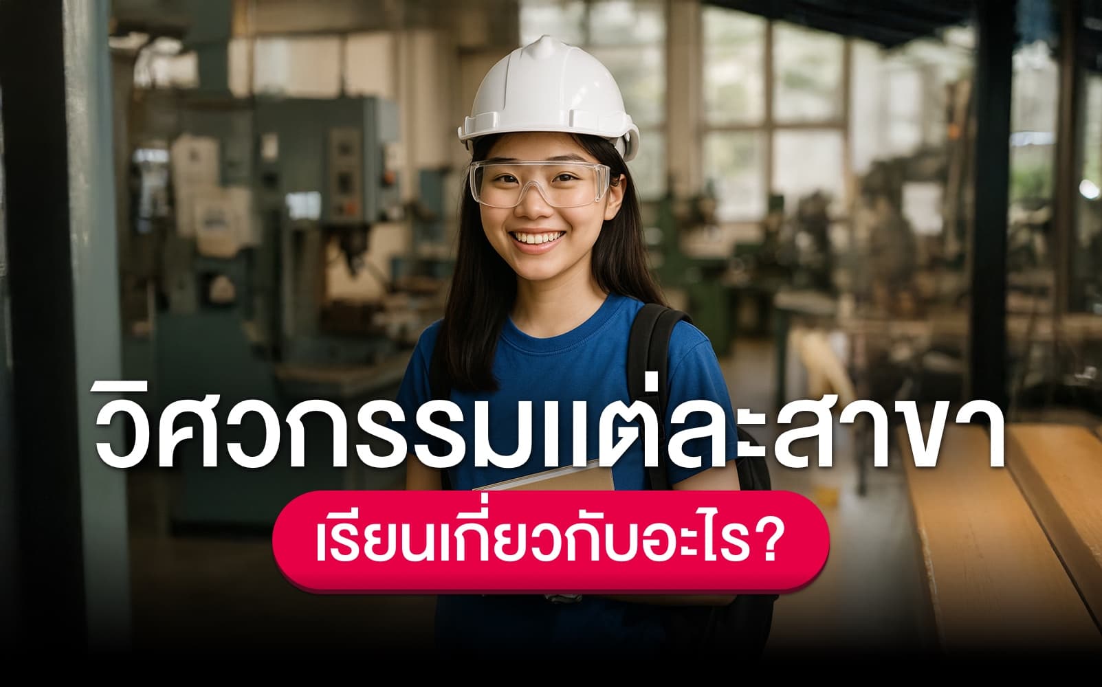 วิศวกรรมเเต่ละสาขา เรียนเกี่ยวกับอะไร?