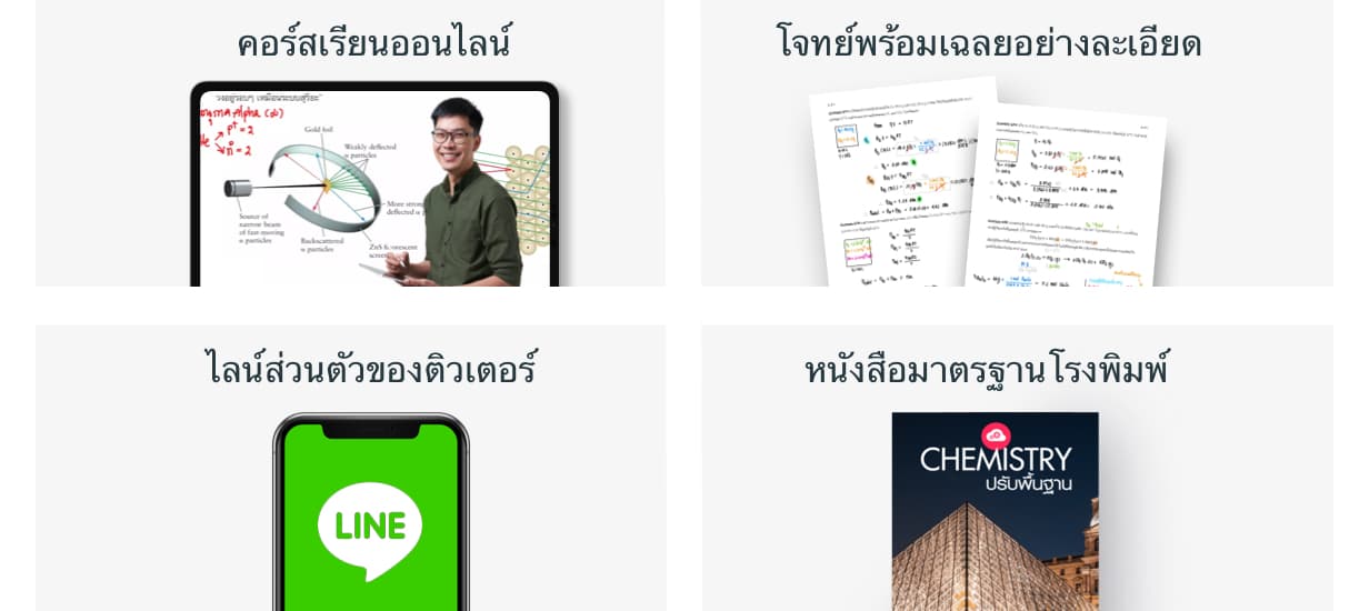 video, exercise and solution, teacher contact, book