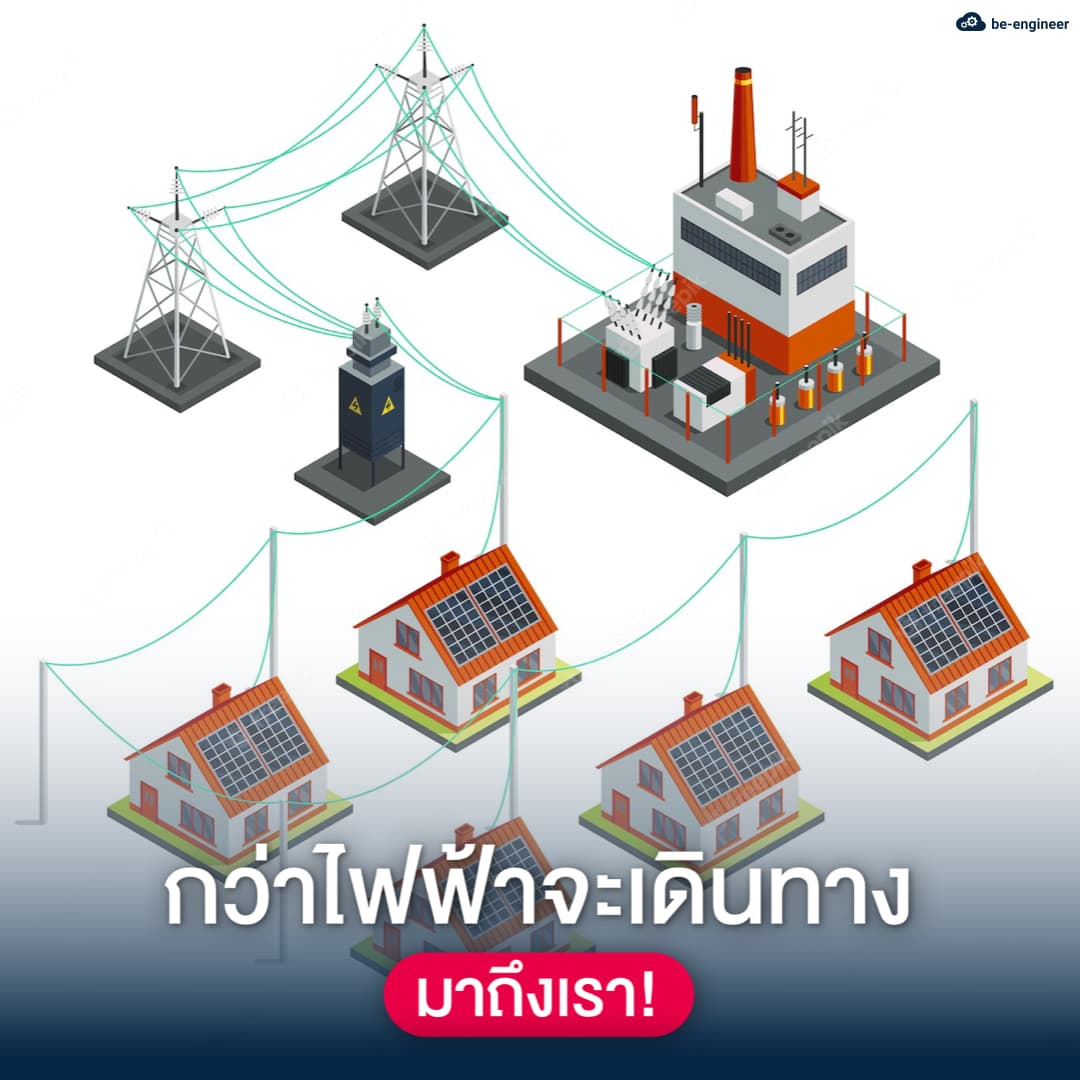 Concept of electricity transport to hourse
